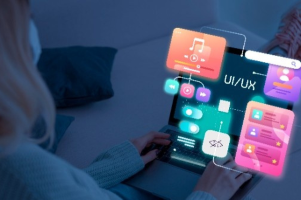 Online UI/UX design course teaching user-centered design, wireframing, and prototyping skills.