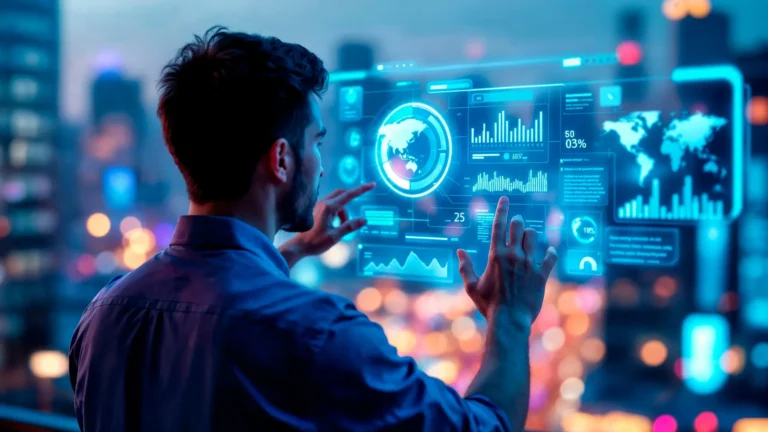 Data analytics course training with interactive dashboards and performance metrics